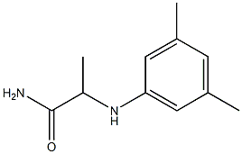 2-[(3,5-dimethylphenyl)amino]propanamide Struktur