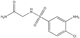 2-[(3-amino-4-chlorobenzene)sulfonamido]acetamide Structure