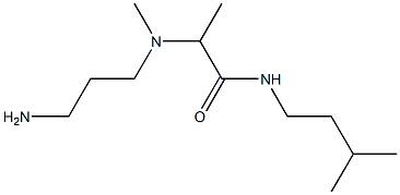  2-[(3-aminopropyl)(methyl)amino]-N-(3-methylbutyl)propanamide