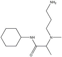  2-[(3-aminopropyl)(methyl)amino]-N-cyclohexylpropanamide