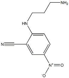 2-[(3-aminopropyl)amino]-5-nitrobenzonitrile Structure