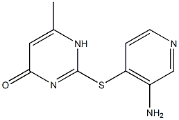 2-[(3-aminopyridin-4-yl)sulfanyl]-6-methyl-1,4-dihydropyrimidin-4-one