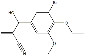 2-[(3-bromo-4-ethoxy-5-methoxyphenyl)(hydroxy)methyl]prop-2-enenitrile