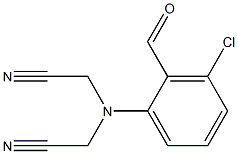 2-[(3-chloro-2-formylphenyl)(cyanomethyl)amino]acetonitrile|