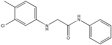 2-[(3-chloro-4-methylphenyl)amino]-N-phenylacetamide