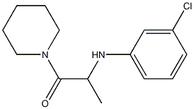 2-[(3-chlorophenyl)amino]-1-(piperidin-1-yl)propan-1-one