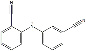 2-[(3-cyanophenyl)amino]benzonitrile,,结构式