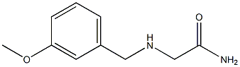 2-[(3-methoxybenzyl)amino]acetamide,,结构式