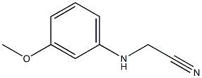 2-[(3-methoxyphenyl)amino]acetonitrile Structure