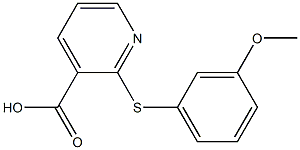 2-[(3-methoxyphenyl)sulfanyl]pyridine-3-carboxylic acid