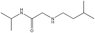 2-[(3-methylbutyl)amino]-N-(propan-2-yl)acetamide|