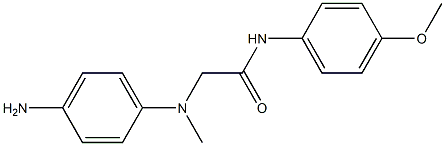 2-[(4-aminophenyl)(methyl)amino]-N-(4-methoxyphenyl)acetamide|