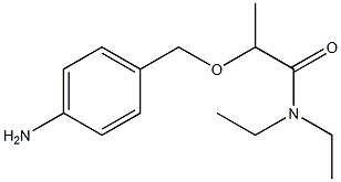 2-[(4-aminophenyl)methoxy]-N,N-diethylpropanamide|