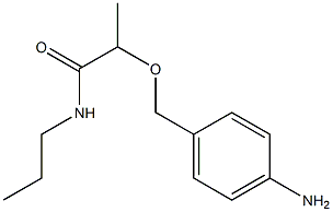  2-[(4-aminophenyl)methoxy]-N-propylpropanamide