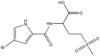  2-[(4-bromo-1H-pyrrol-2-yl)formamido]-4-methanesulfonylbutanoic acid