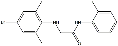 2-[(4-bromo-2,6-dimethylphenyl)amino]-N-(2-methylphenyl)acetamide