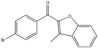  2-[(4-bromophenyl)carbonyl]-3-methyl-1-benzofuran