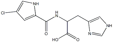 2-[(4-chloro-1H-pyrrol-2-yl)formamido]-3-(1H-imidazol-4-yl)propanoic acid