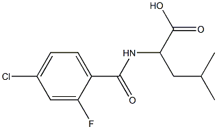  2-[(4-chloro-2-fluorophenyl)formamido]-4-methylpentanoic acid