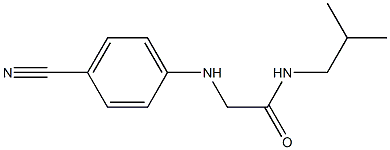 2-[(4-cyanophenyl)amino]-N-(2-methylpropyl)acetamide|