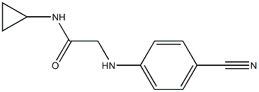 2-[(4-cyanophenyl)amino]-N-cyclopropylacetamide