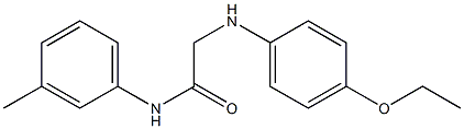 2-[(4-ethoxyphenyl)amino]-N-(3-methylphenyl)acetamide Structure