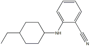 2-[(4-ethylcyclohexyl)amino]benzonitrile Structure