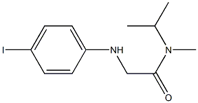  2-[(4-iodophenyl)amino]-N-methyl-N-(propan-2-yl)acetamide