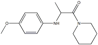 2-[(4-methoxyphenyl)amino]-1-(piperidin-1-yl)propan-1-one