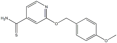 2-[(4-methoxyphenyl)methoxy]pyridine-4-carbothioamide|