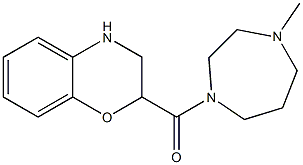 2-[(4-methyl-1,4-diazepan-1-yl)carbonyl]-3,4-dihydro-2H-1,4-benzoxazine