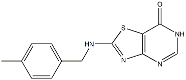 2-[(4-methylbenzyl)amino][1,3]thiazolo[4,5-d]pyrimidin-7(6H)-one