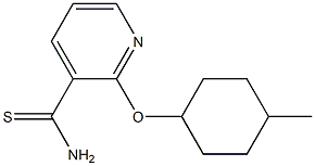 2-[(4-methylcyclohexyl)oxy]pyridine-3-carbothioamide