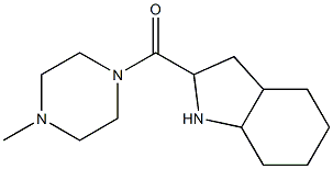  2-[(4-methylpiperazin-1-yl)carbonyl]octahydro-1H-indole