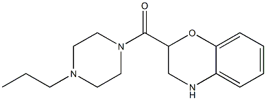 2-[(4-propylpiperazin-1-yl)carbonyl]-3,4-dihydro-2H-1,4-benzoxazine