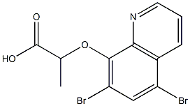 2-[(5,7-dibromoquinolin-8-yl)oxy]propanoic acid
