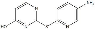 2-[(5-aminopyridin-2-yl)sulfanyl]pyrimidin-4-ol Structure