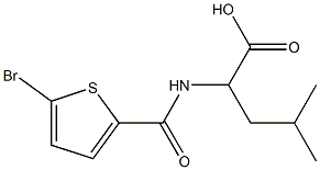  2-[(5-bromothiophen-2-yl)formamido]-4-methylpentanoic acid