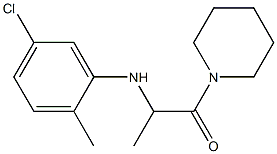 2-[(5-chloro-2-methylphenyl)amino]-1-(piperidin-1-yl)propan-1-one