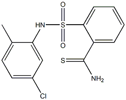 2-[(5-chloro-2-methylphenyl)sulfamoyl]benzene-1-carbothioamide