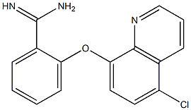 2-[(5-chloroquinolin-8-yl)oxy]benzene-1-carboximidamide