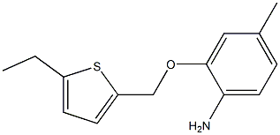 2-[(5-ethylthiophen-2-yl)methoxy]-4-methylaniline 结构式