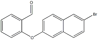 2-[(6-bromonaphthalen-2-yl)oxy]benzaldehyde Struktur