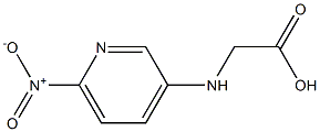 2-[(6-nitropyridin-3-yl)amino]acetic acid,,结构式