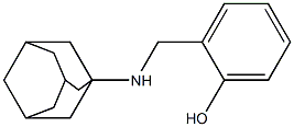 2-[(adamantan-1-ylamino)methyl]phenol Structure