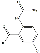 2-[(aminocarbonyl)amino]-5-chlorobenzoic acid Structure