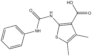 2-[(anilinocarbonyl)amino]-4,5-dimethylthiophene-3-carboxylic acid