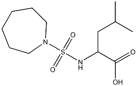 2-[(azepane-1-sulfonyl)amino]-4-methylpentanoic acid