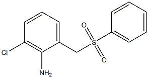 2-[(benzenesulfonyl)methyl]-6-chloroaniline 结构式