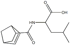2-[(bicyclo[2.2.1]hept-5-en-2-ylcarbonyl)amino]-4-methylpentanoic acid,,结构式